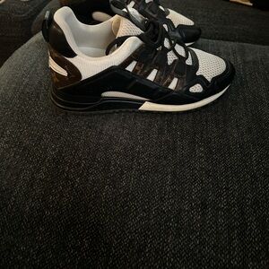 Louis Vuitton Black and White Women's Sneakers